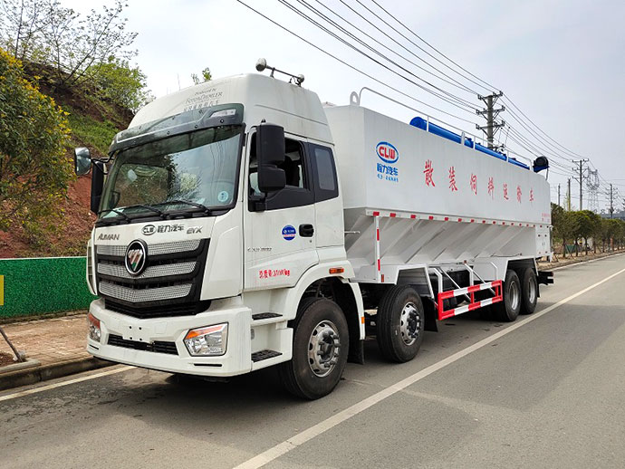 20吨 福田欧曼前四后八散装饲料车